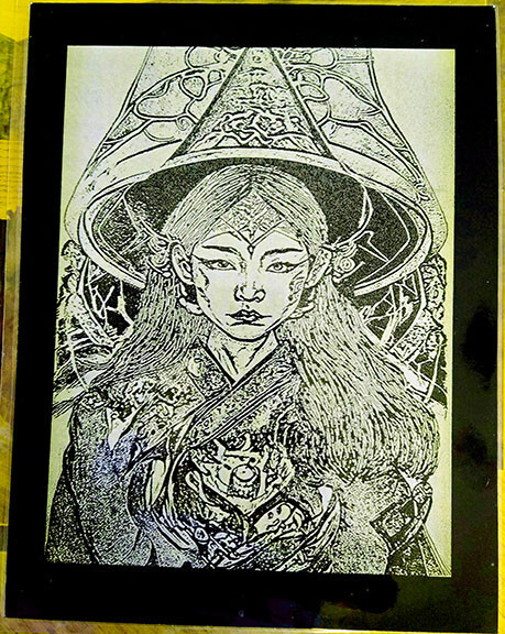Laser Engraved Scratch Paper Shin Shih