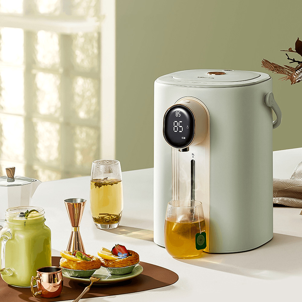 Bear Electric Water Kettle Electric Thermo Pot Boiler Stainless Steel 5 Liter