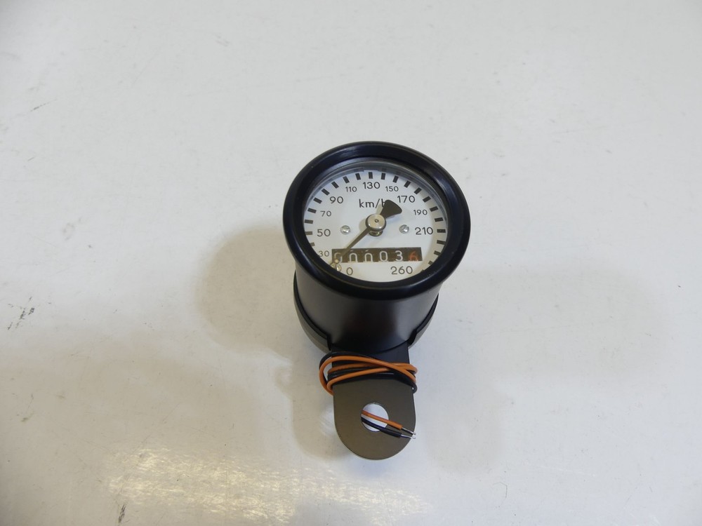 MMB Speedometer 260 KM/H Mechanical Ø48mm Black/White M00196