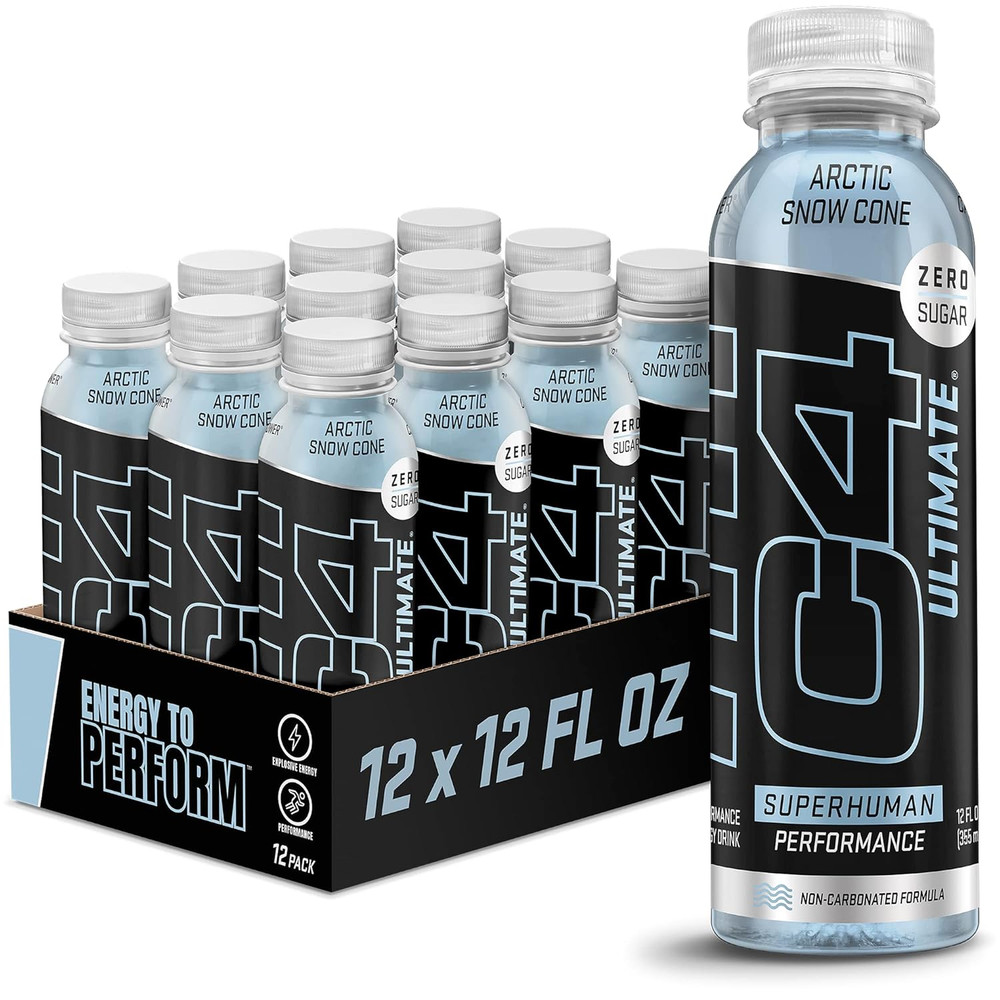 Ultimate Non-Carbonated Zero Sugar Energy Drink, Pre Workout Drink + Beta Alanin