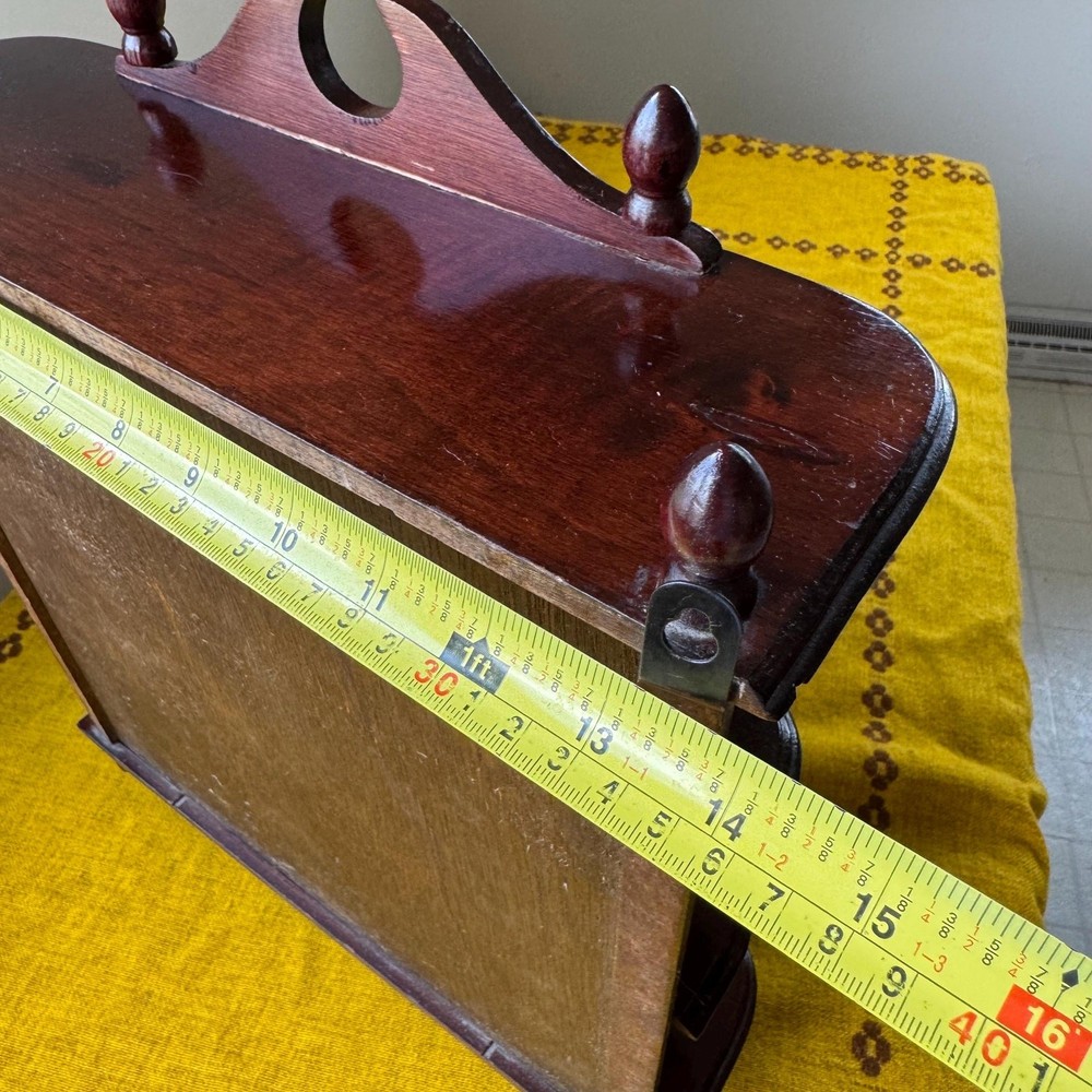 Vintage Mahogany Curio Cabinet