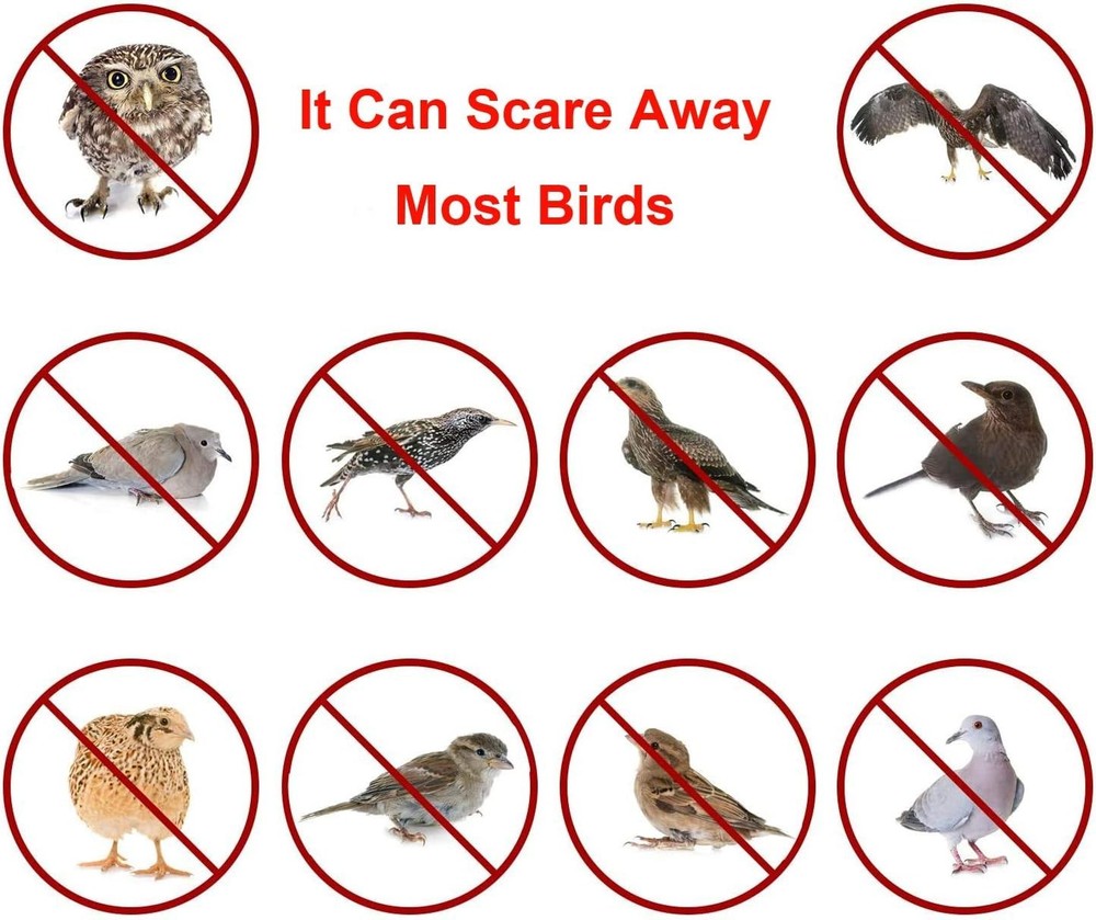 Eco-Friendly 1'' Red Reflective Bird Scare Tape - Durable, Non-Adhesive Solution