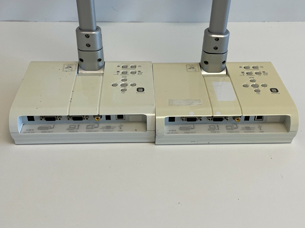 Lot of 2 Elmo Model TT-02S USB VGA Document Camera Visual Presenter