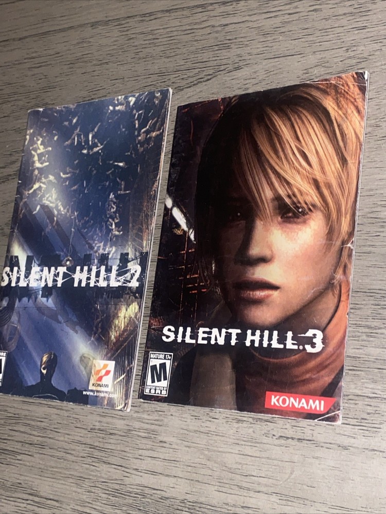 Silent Hill 2&3 Manuals Only PC Personal Computer Manuals