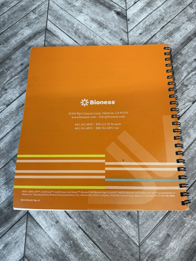 Bioness Ness L300 User’s Guide ONLY