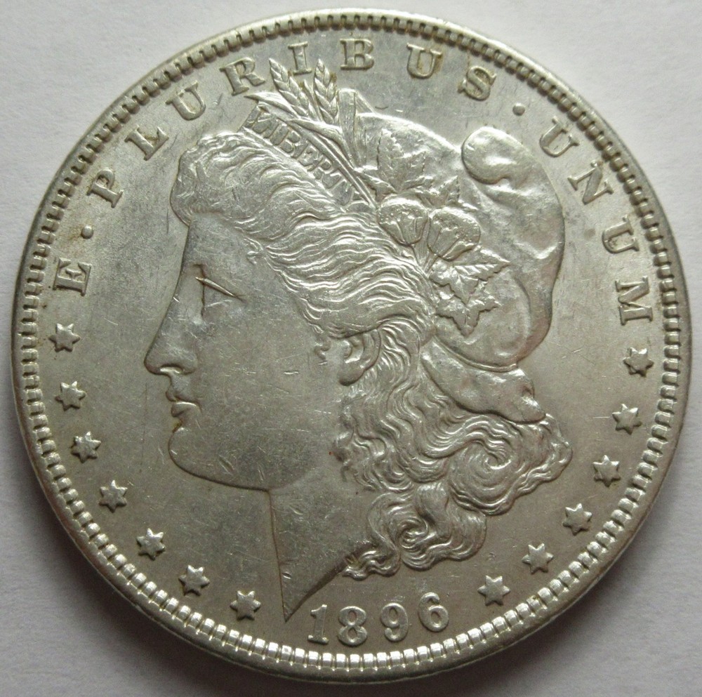 1896 Silver Morgan Dollar -XF- (#18p)