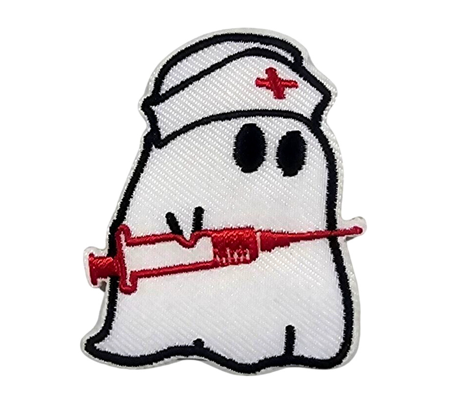 Ghost Nurse - Embroidered Patch