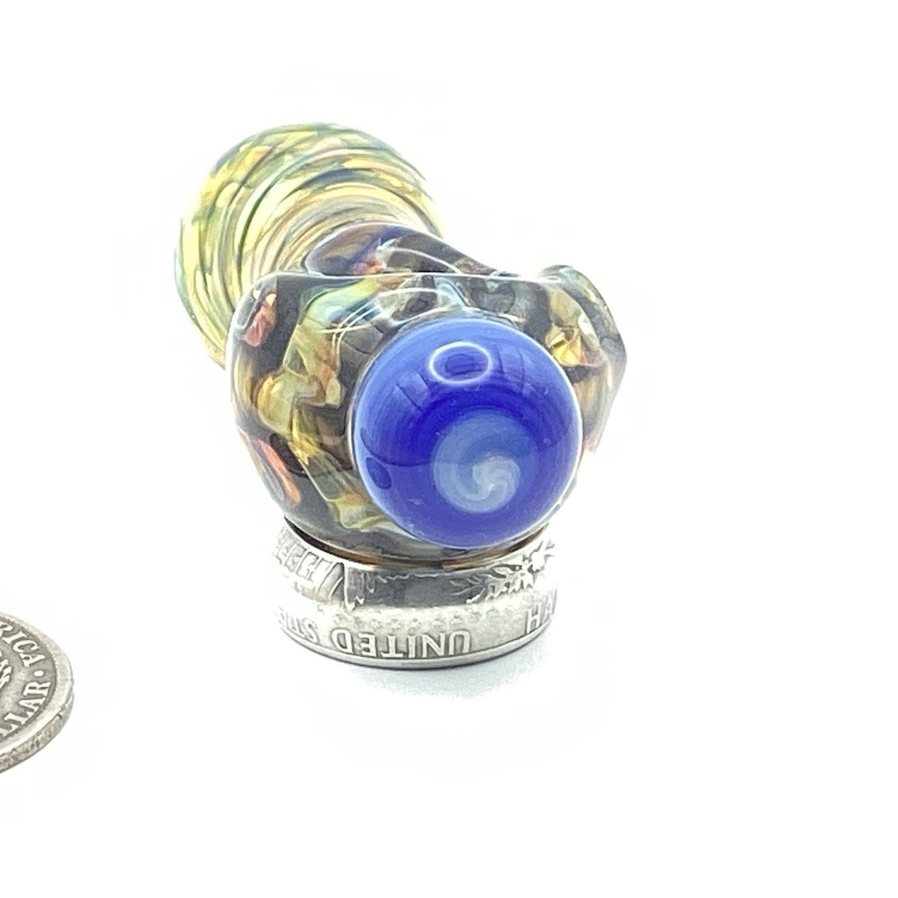 Glass Pipe Borosilicate RamblezMarblez Wrap & Rake