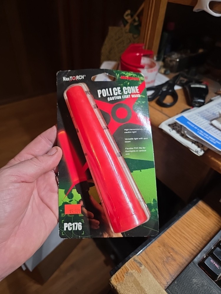 NexTorch Police Cone Caution Light Wand Flashlight Accessory