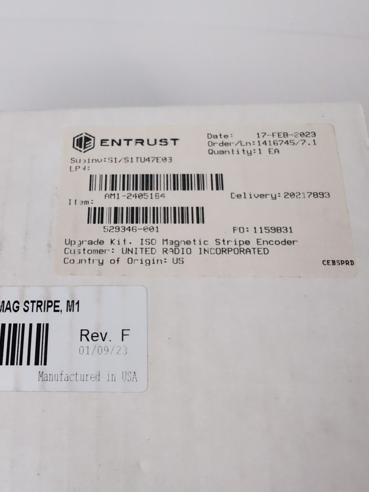 Entrust Sigma DS2 Datacard Printer Magnetic Stripe Encoder Kit NIB
