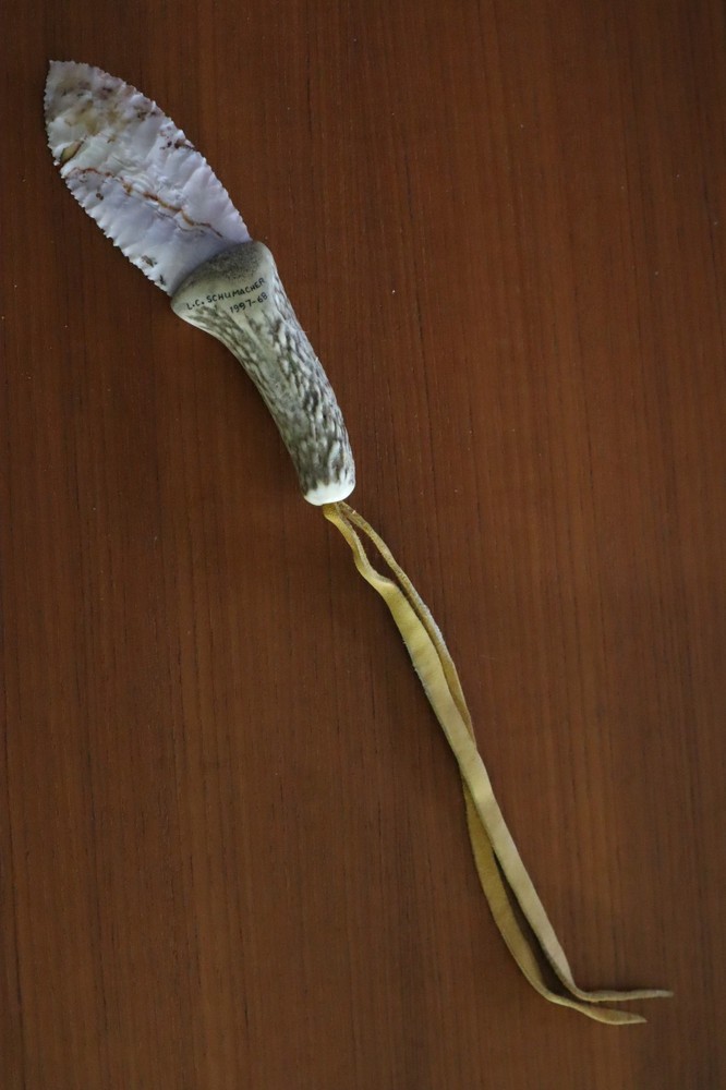 {OOAK} WHITE RIVER AGATE KNAPPING SKINNING KNIFE FULLY FUNCTIONAL