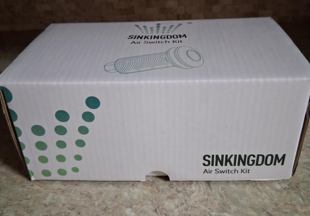 SINKINGDOM Garbage Disposal Button / Air Switch Kit 60+" cord, NEW Open Box