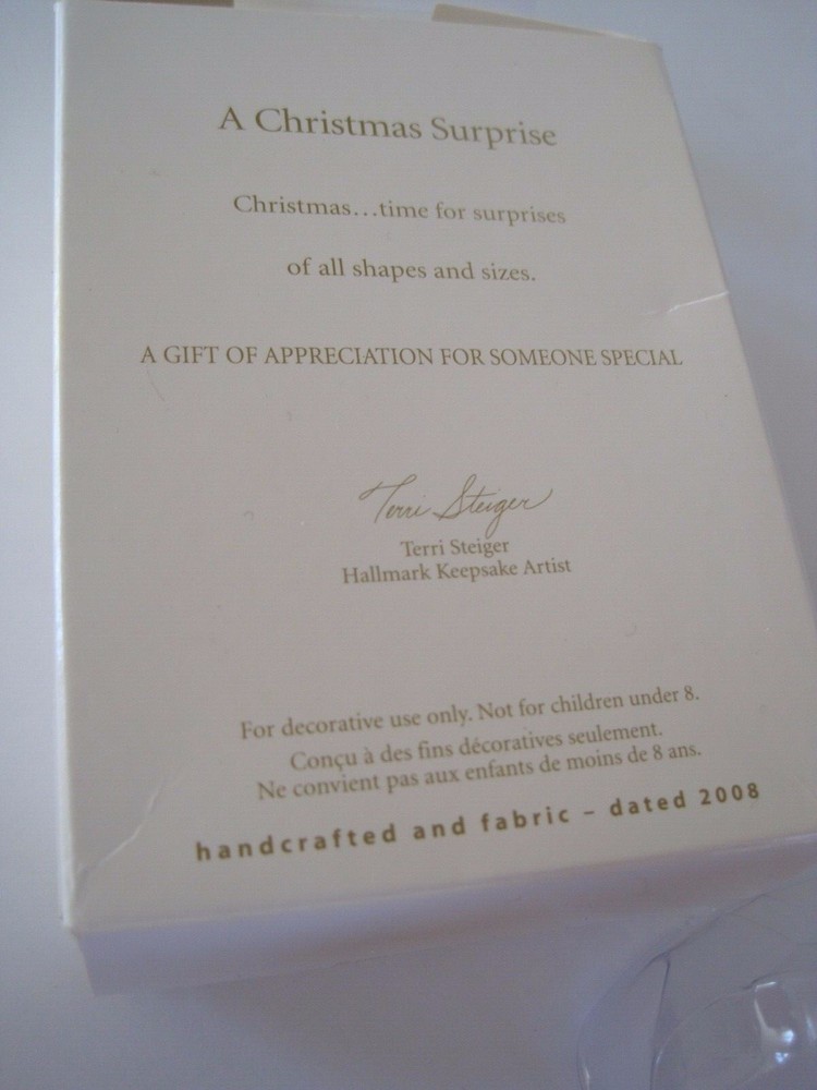 Hallmark Keepsake Ornament A Christmas Surprise 2008
