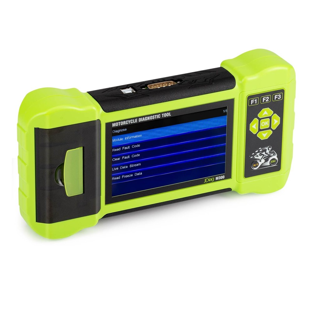 JDiag M300 Motorcycle Code Reader Scanner Diagnostic Tool ABS Battery Analysis