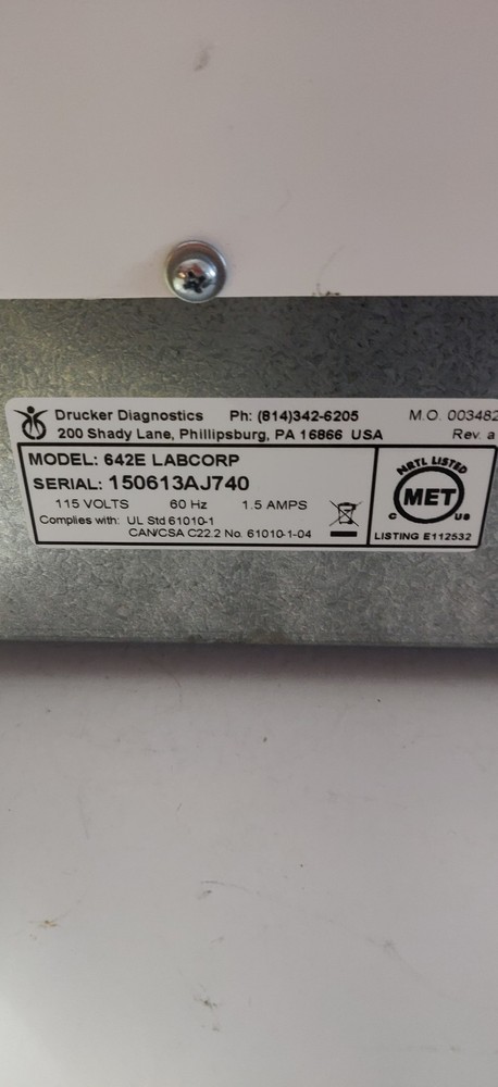LabCorp Horizon Model 642E Centrifuge