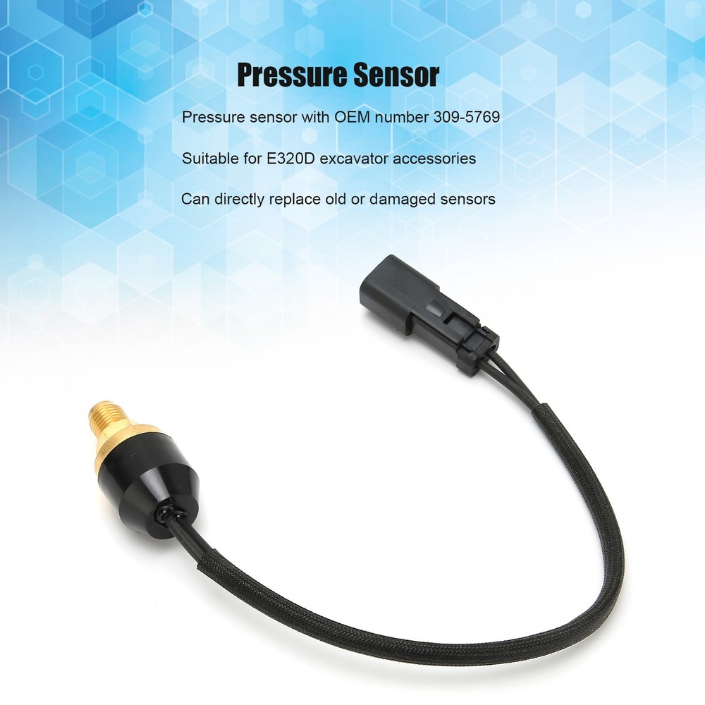 Pressure Sensor Detection Switch Assembly Replacement For E320D Excavator New