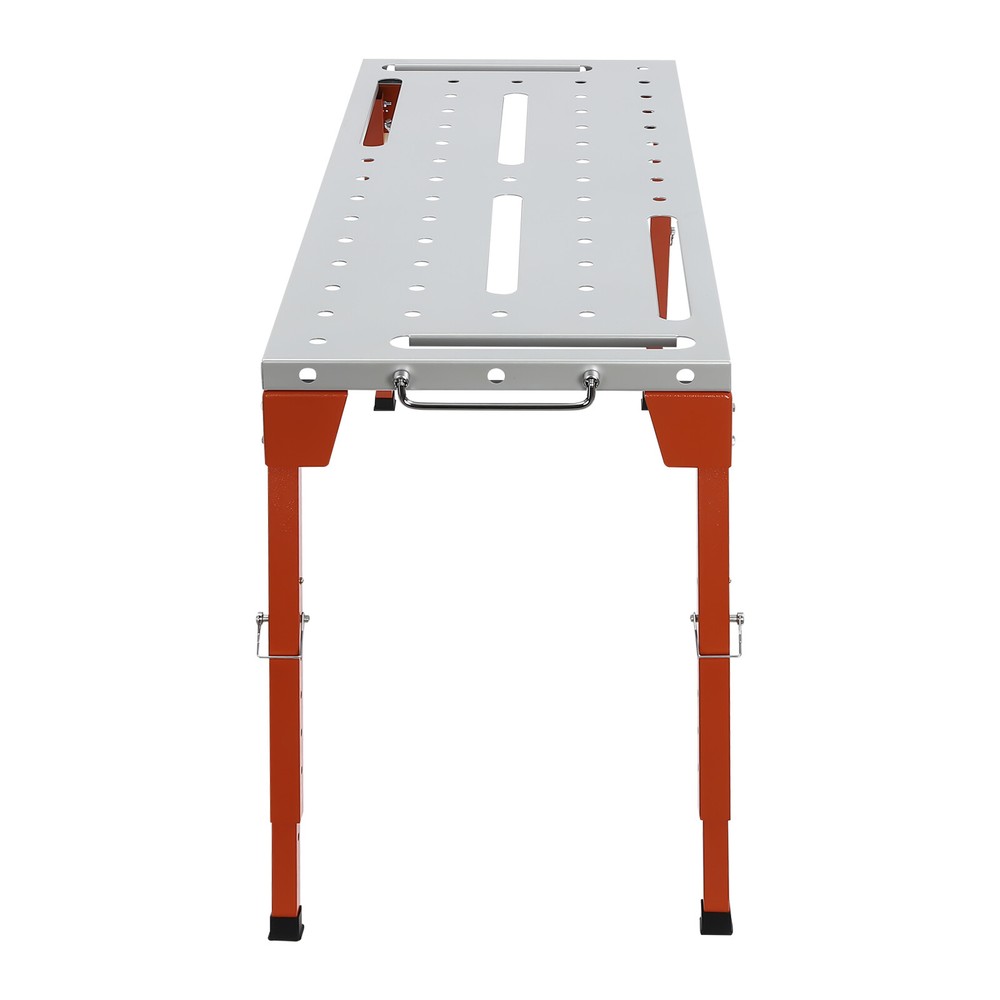 Steel Portable Welding Table Welding Workbench Table Folding Work Bench Silver