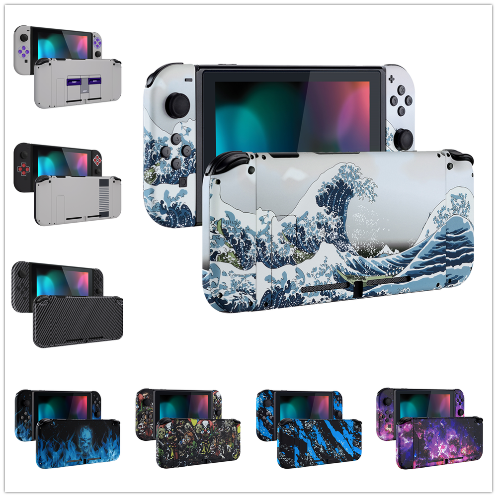 Replacement Back Plate & Controller Housing Shell Buttons for Nintendo Switch