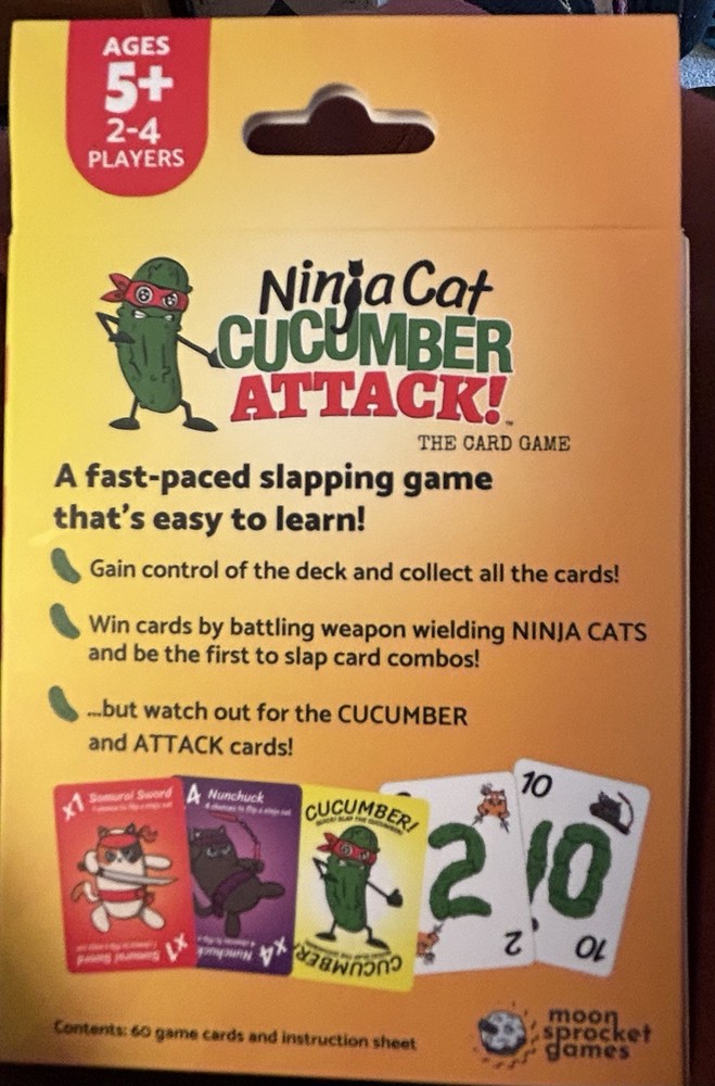 Ninja Cat Cucumber Attack!