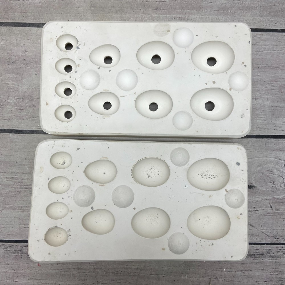 Vintage Weaver Ceramic Casting Mold Small Easter Eggs #264