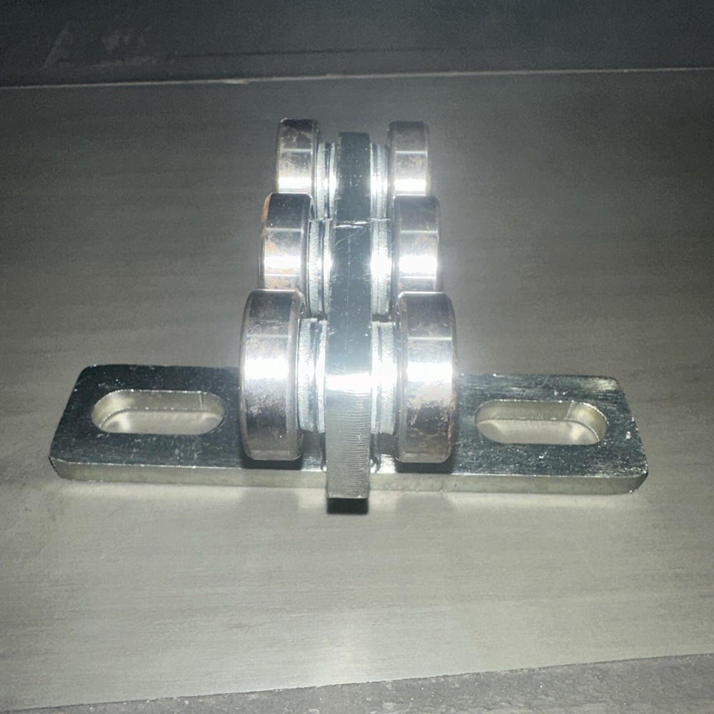 6 Wheel T Type Trolley Assembly Stable Welded Roller Electric Hoist single
