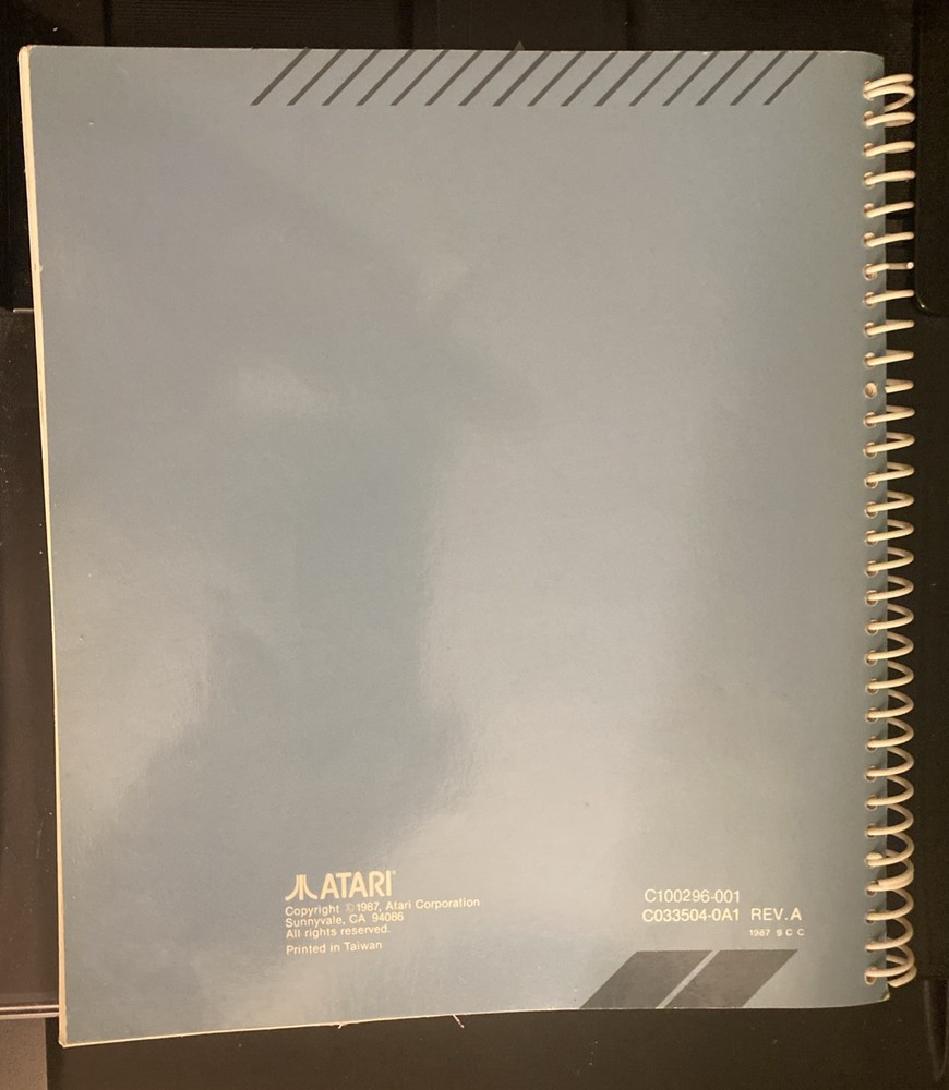MEGA ST OWNERS MANUAL - Atari - FREE SHIPPING