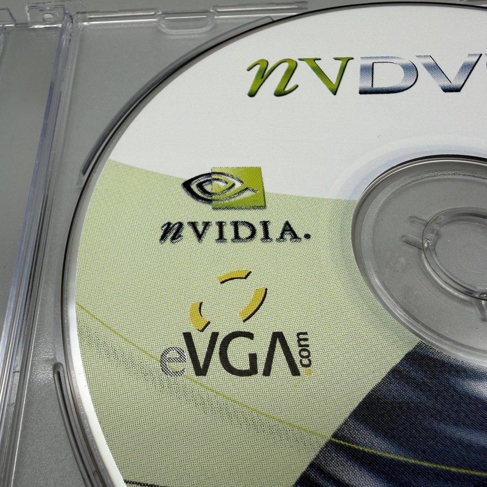 Vintage 2003 NVIDIA NVDVD 2.0 DVD Player Software CD-ROM EVGA Windows PC
