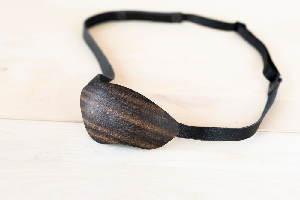 Leather Eye Patch, Eye Patch, Slim Eye Patch, Small Eye Patch, One Eye, Eye Mask