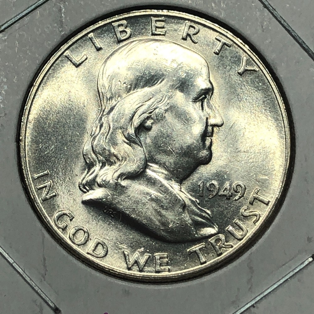 1949-D Uncirculated Franklin Half Dollar #9909