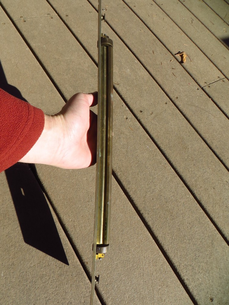 Nautical U.S. Navy Rolling Parallel Ruler Solid Bronze BU Ships 1942 WW2