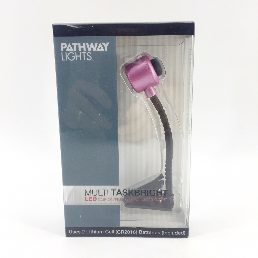 Pathway Lights Multi Task Bright LED Task Light Free Standing or Clip On NEW