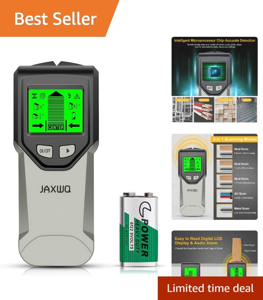 High Precision Wall Scanner - Multiple Modes for Safe Stud & Wire Detection
