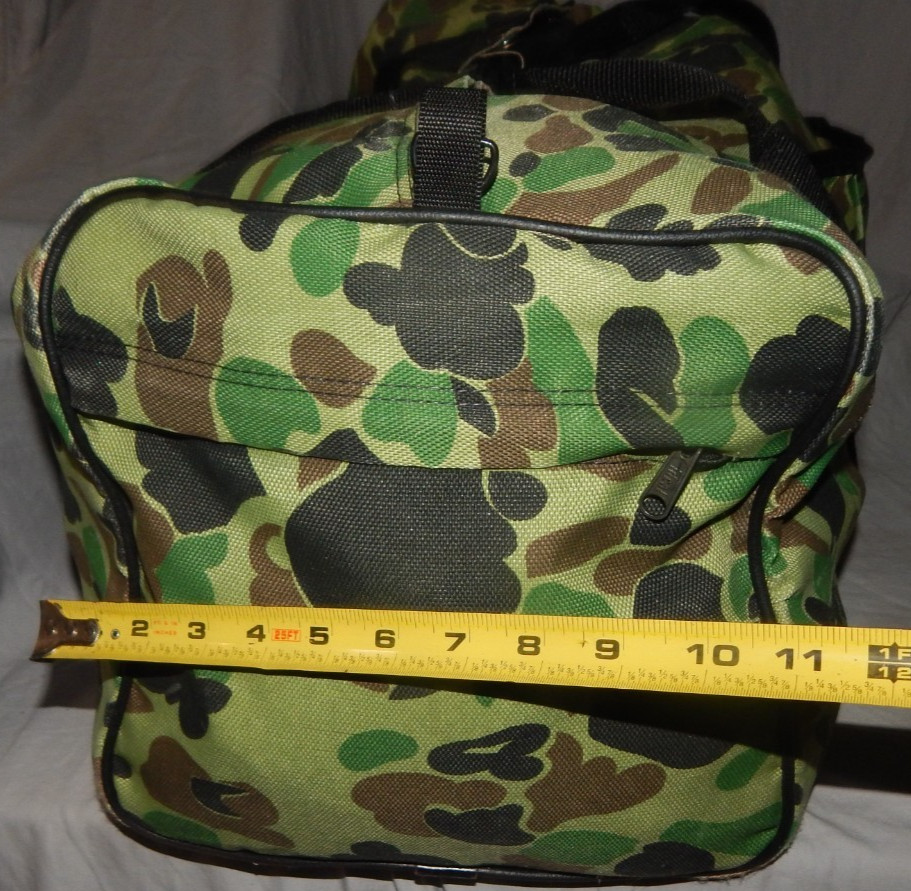 Large Camo Duffel Bag