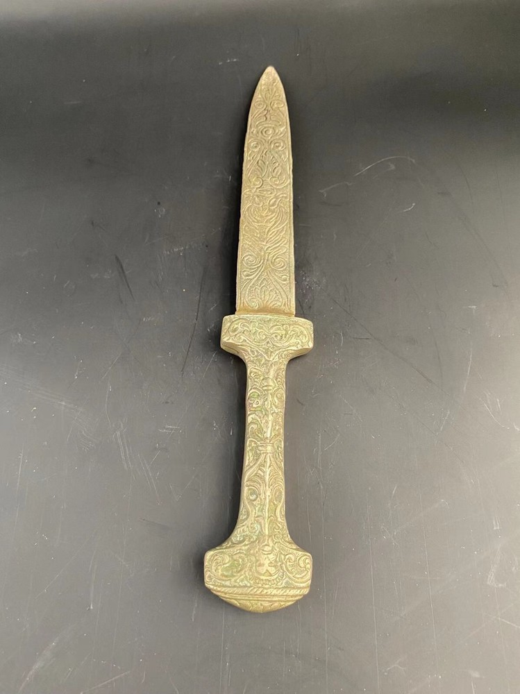 vintage carved knife