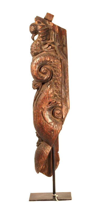 Indian architectural bracket in carved Teak