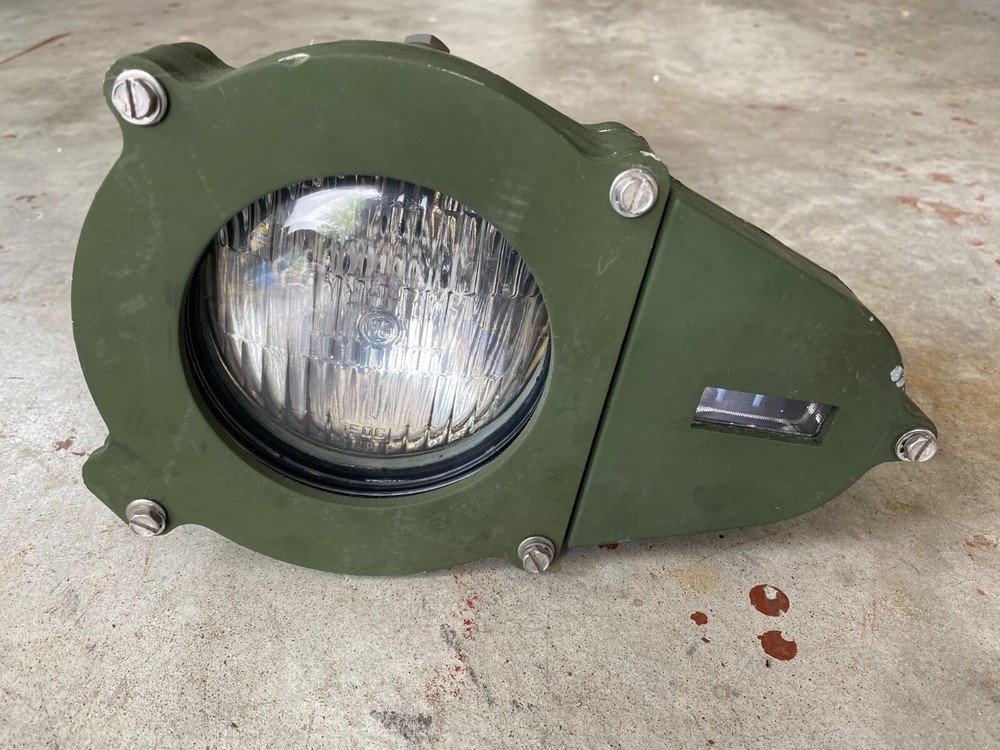 US Military Surplus NOS M1 Abrams Tank Headlight Assembly