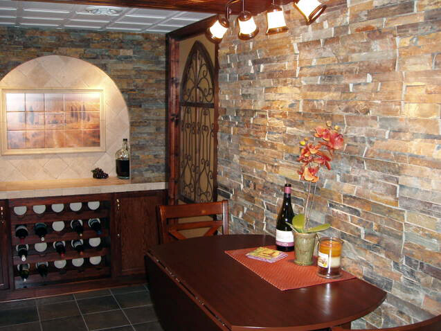 Vinyard Grape Mural Ceramic Backsplash Tile #652