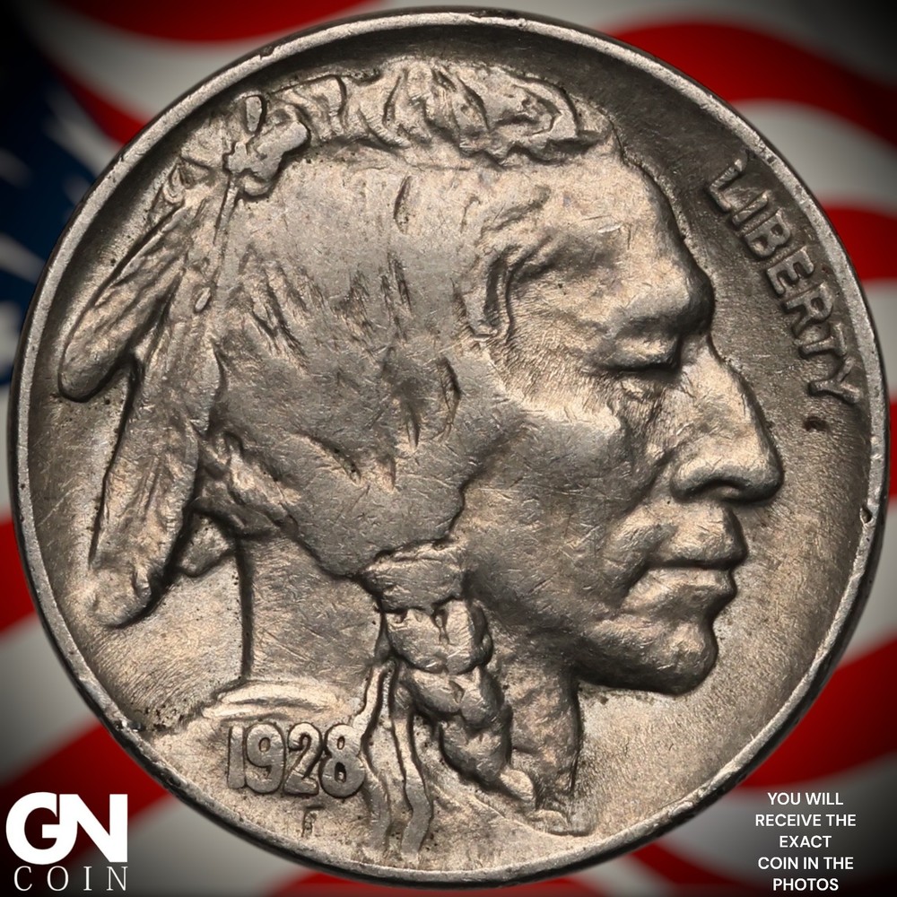 1928 P Buffalo Nickel A7477