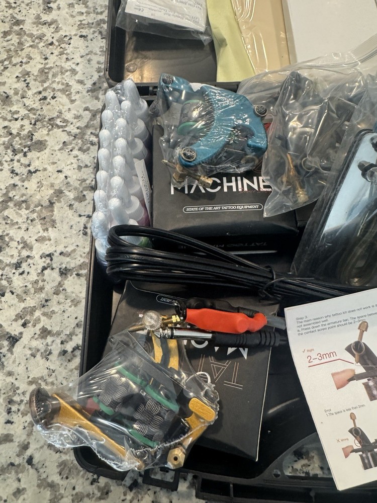 Coil Tattoo Machine Set with Accessories