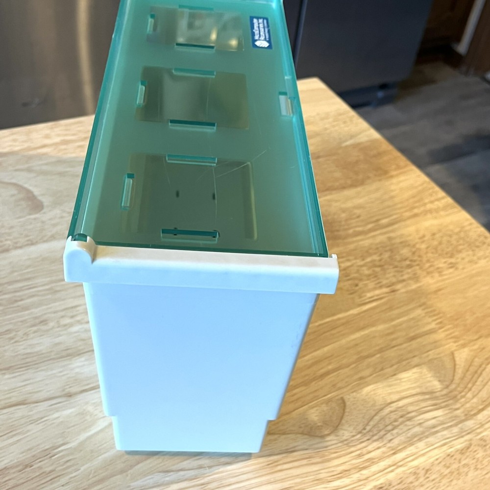 Vintage Floppy Disc Diskette Storage Case Microcomputer Accessories Rubbermaid