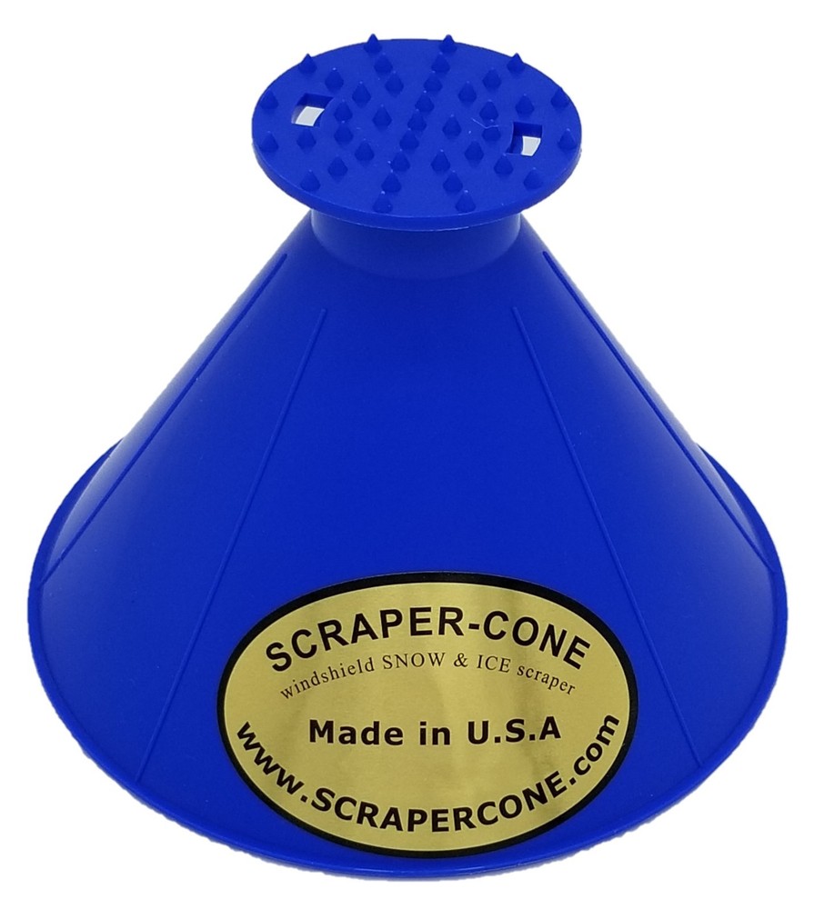 Scraper Cone Ice Scraper, Car windshield snow Scraper, Round shaped Ice Scraper