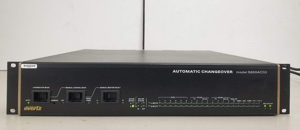 Evertz 5600ACO2 Automatic Changeover System