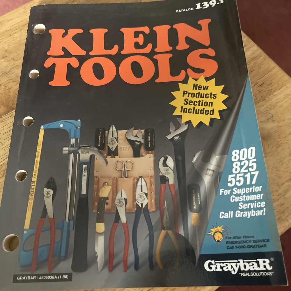 1995 Klein Tools Catalog 134