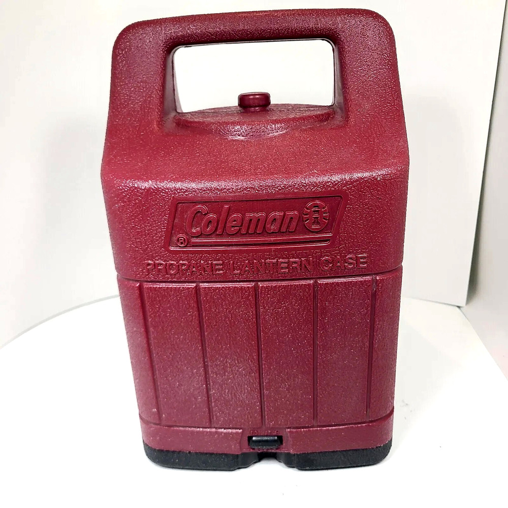 Coleman Lantern Carry Case Only Red Plastic Storage Handle