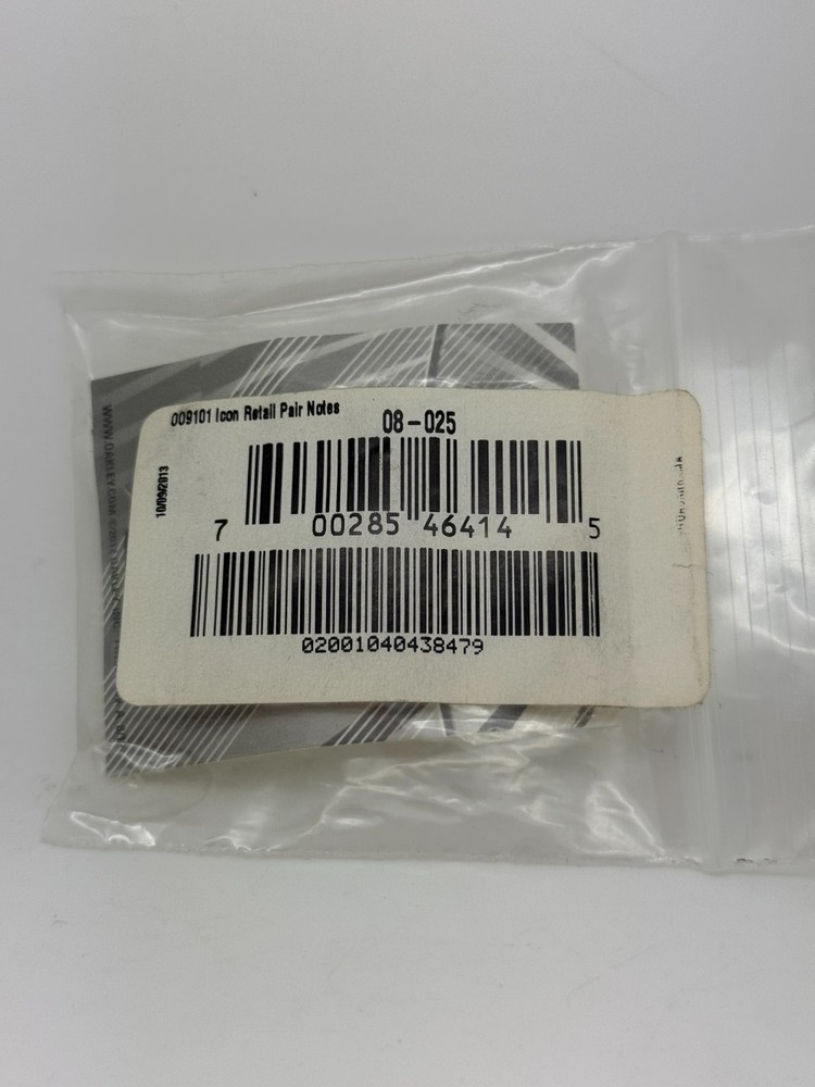 AUTHENTIC OAKLEY BATWOLF REPLACEMENT ICONS NOTES NEW!