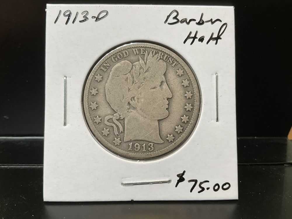 1913-D Barber Half