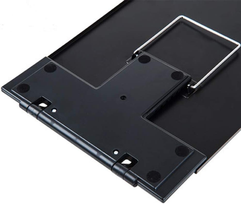 Durable Portable Document Holder - 7 Adjustable Angles & Highlight Clip in Black