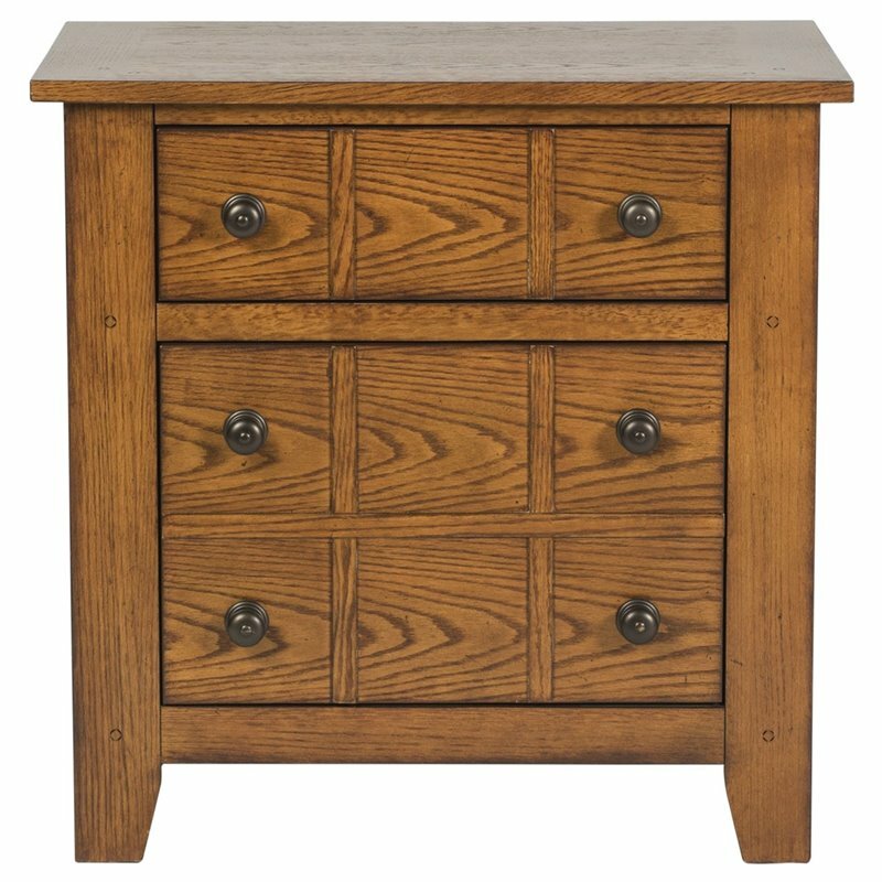 Grandpas Cabin Medium Brown Night Stand