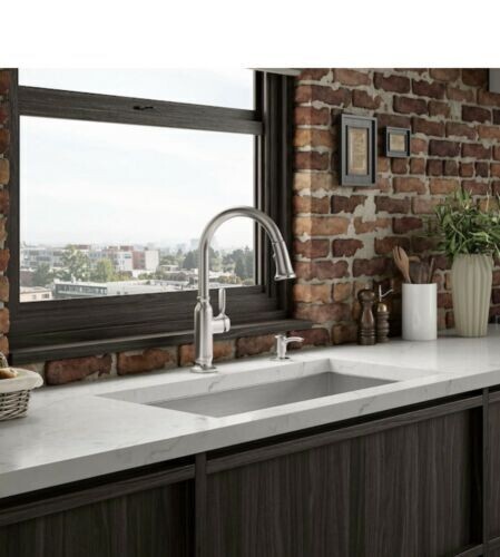 New! Kohler Ealing R28703-SD-VS Pull-Down Kitchen Faucet - Silver