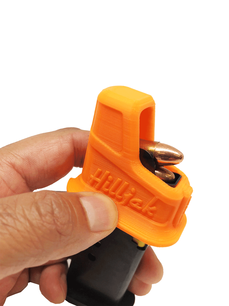 Ruger LC9 EC9s - 9mm Speed Loader, Quickie Loader by Hilljak, QL9SS Orange
